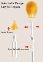 Silicone Cleaning Brush Set with Storage Box - Image 5